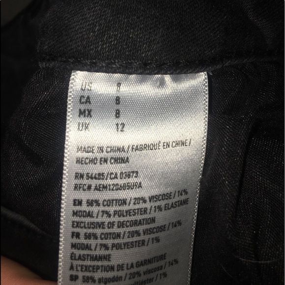 Black Jean Shorts - Picture 4 of 4